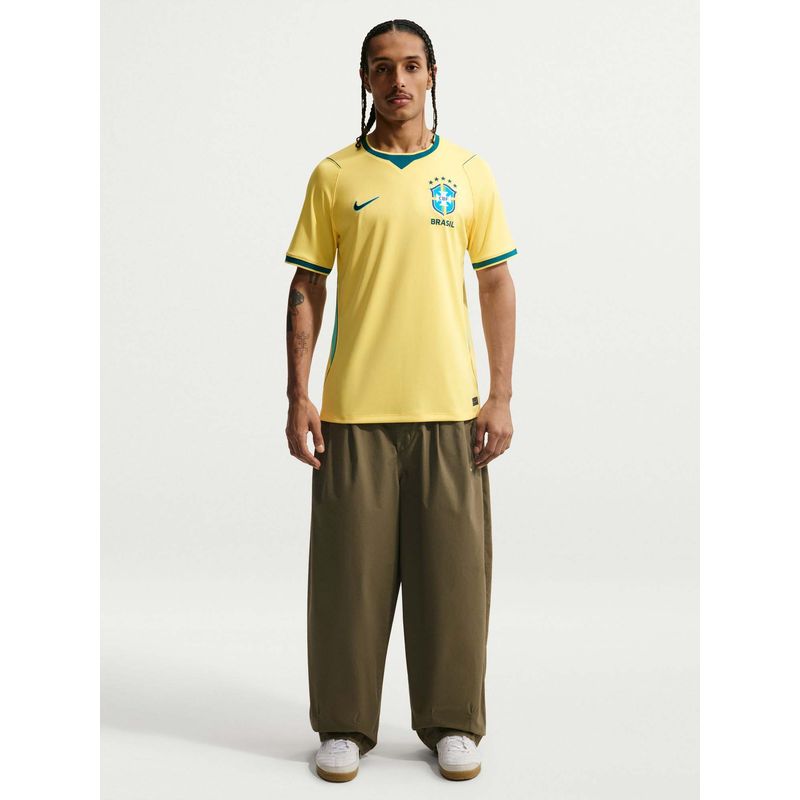 Nike Mens Brasil 2026 Football Replica Jerseys - IF7054-724 - Yellow (S)