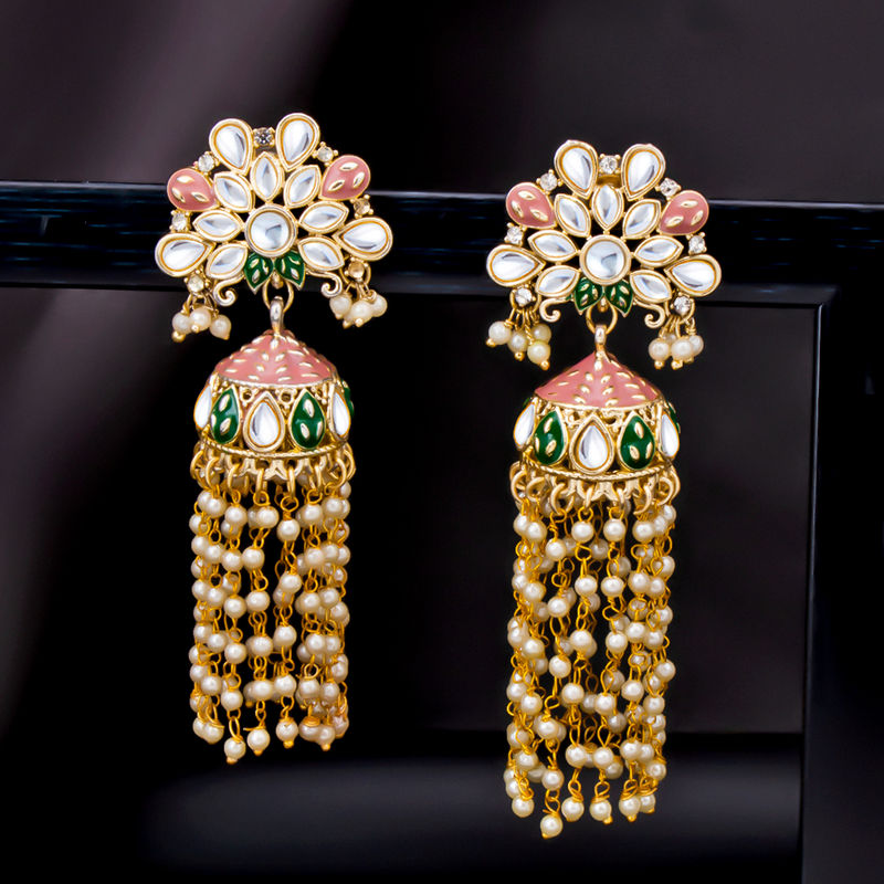 Riddhika Ventures Gold Plated Meenakari Om & Peacock Rakhi Set (2 Rakhis) With Roli Chawal & Card - Festival Gift For Brother - View #4