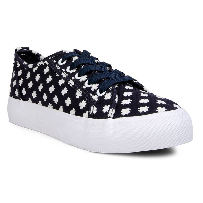 London Rag Printed Navy Blue Sneakers (EURO 37)