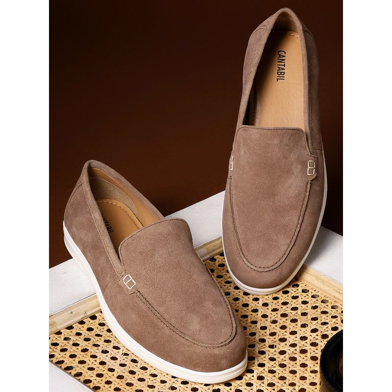 Cantabil Brown Cantabil Casual Loafers Shoes for Men (UK 8)