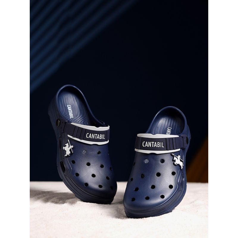 Cantabil Navy Blue Cantabil Casual Clogs for Men (UK 9)