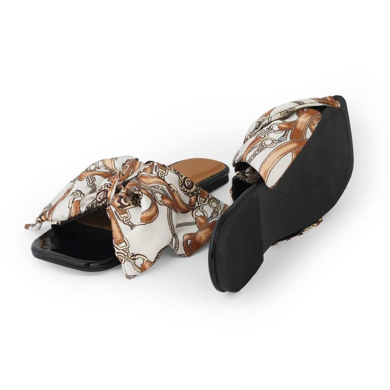 Zori World Ash -Solid Black Satin Flats (EURO 35)