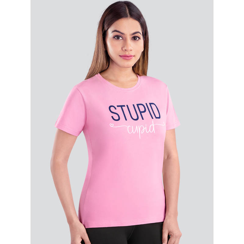 Dermawear Women Pink Active T-Shirt-Tc-905 (S)