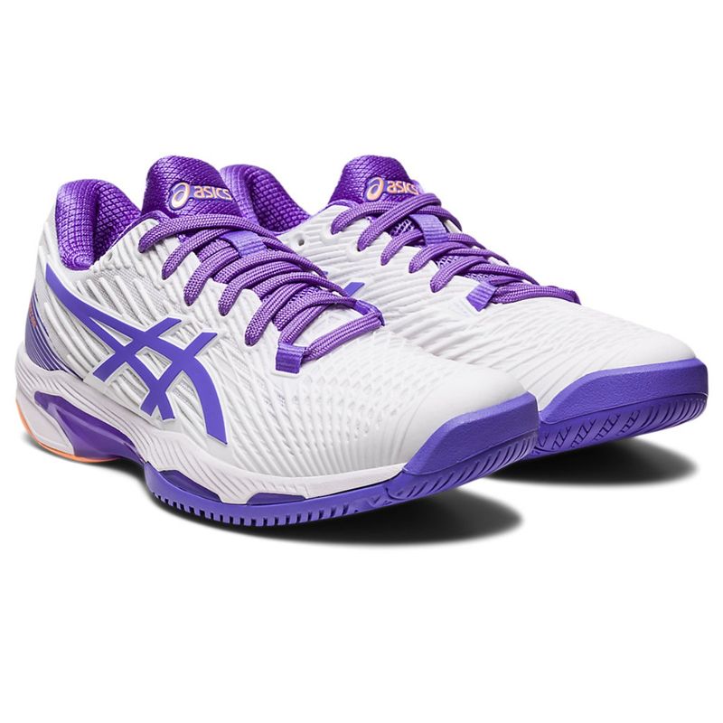 ASICS Solution Speed FF 2 White Womens Standard Width Tennis Shoes (UK 4)