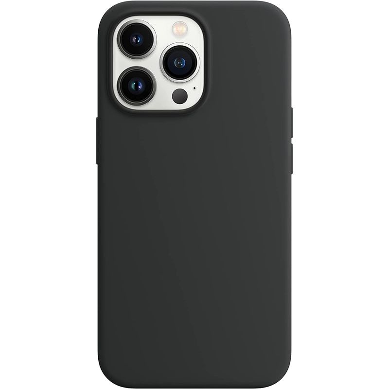 Treemoda Black Silicone Case Cover For iPhone 14 Pro