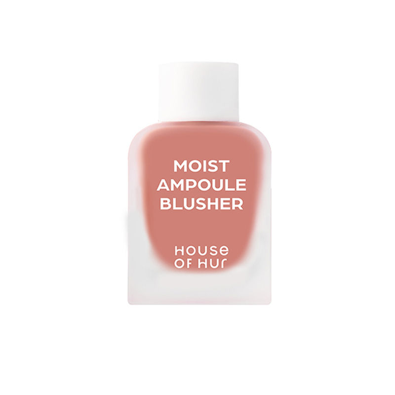 House of Hur Moist Ampoule Blusher 01 Nude Beige Hydrating Liquid Blush with Seamless Finish