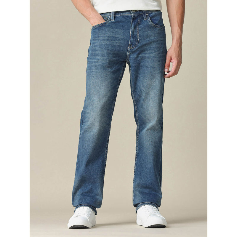 U.S. Polo Assn. Denim Co. Men Blue Harold Straight Fit Jeans (32)