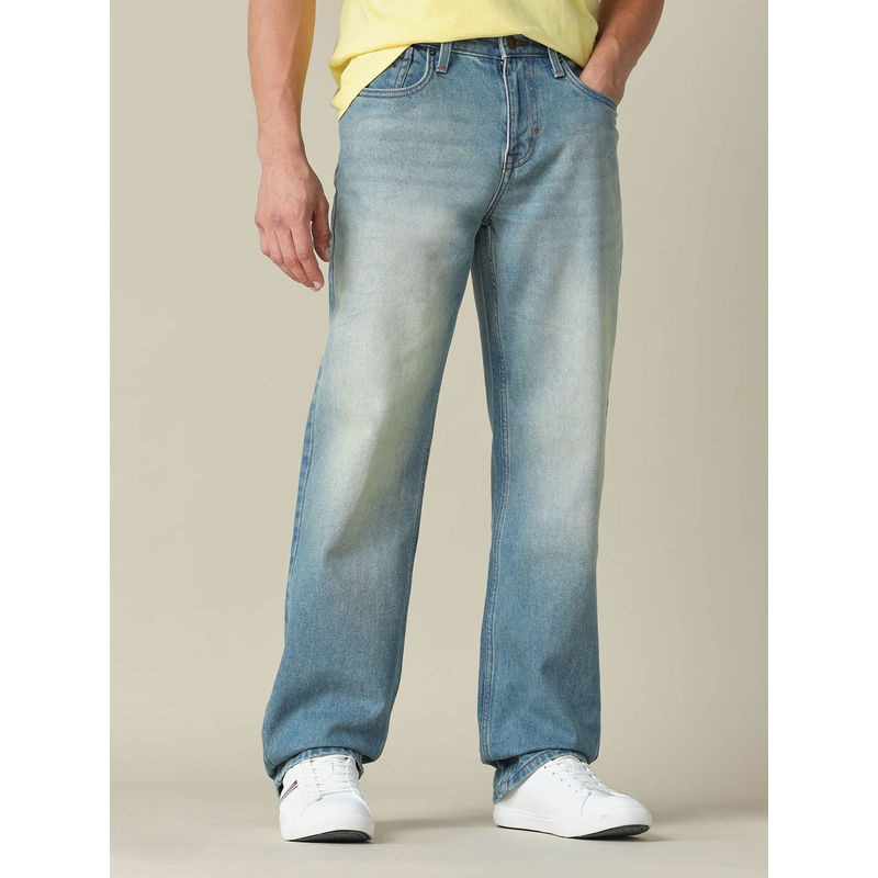 U.S. Polo Assn. Denim Co. Men Shawn Relaxed Fit Blue Jeans (34)