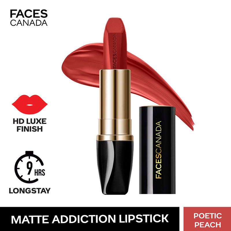 Faces Canada Matte Addiction Lipstick - Poetic Peach 02