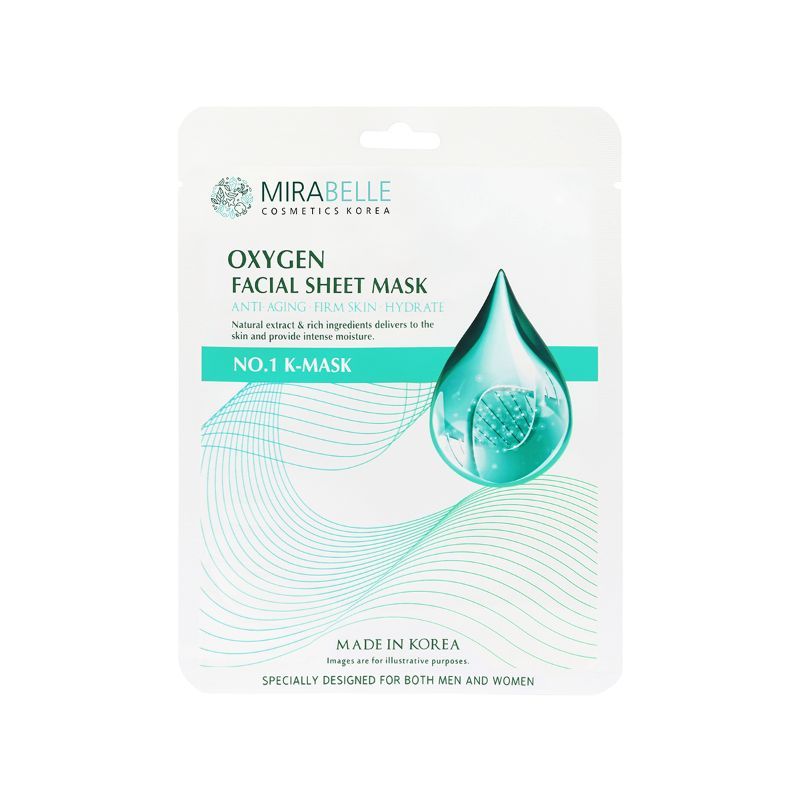 Buy Mirabelle Oxygen Facial Sheet Mask For Even Skin Tone Online