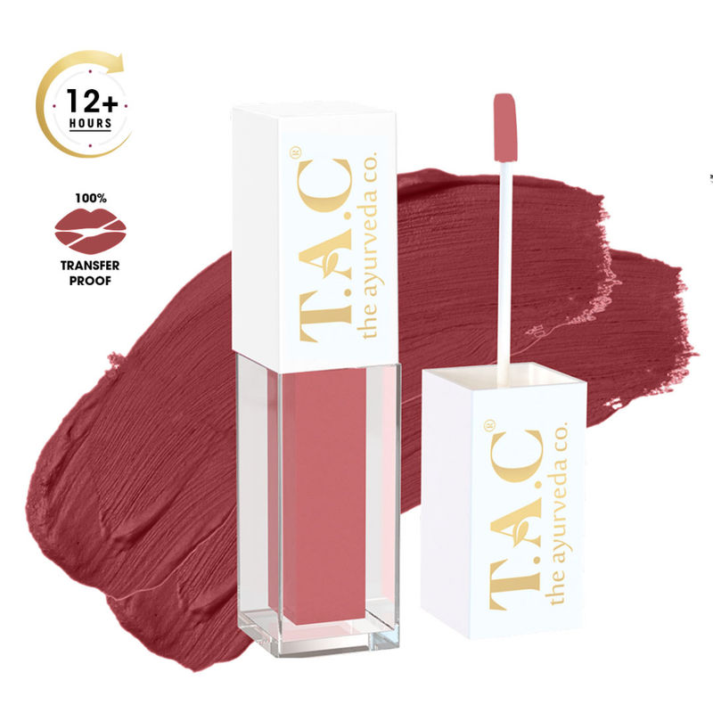 TAC - The Ayurveda Co. Long Stay Matte Liquid Lipstick - Brown Bae