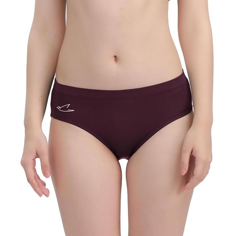 FREECULTR Womens Micro Modal Mid Rise Hipster with Medium Rear Coverage (XL)