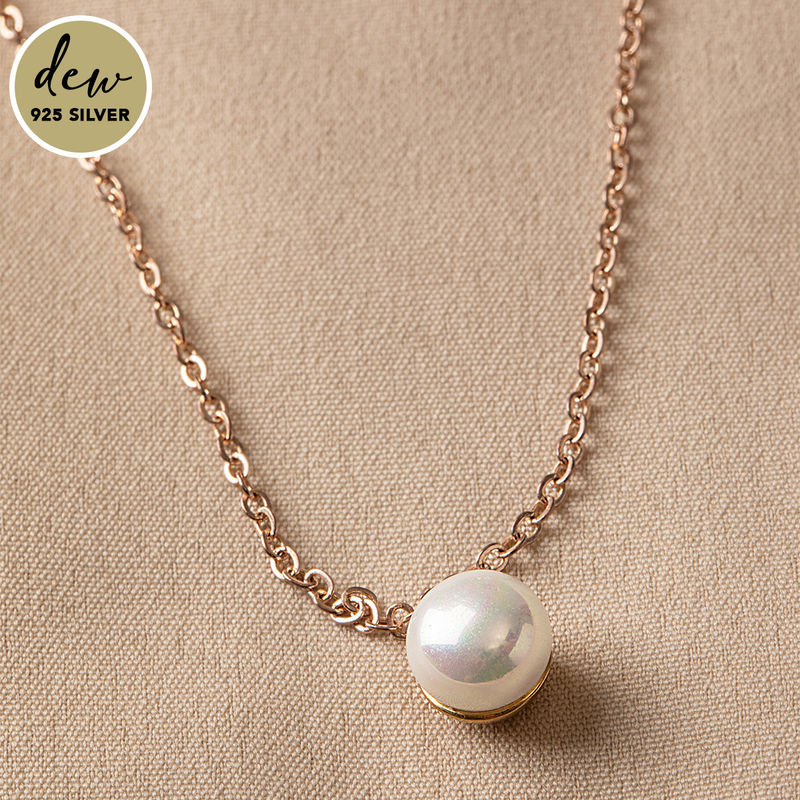 Small Pearl Pendant Necklace – Becket and Quill