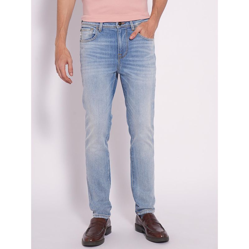 Selected Light Blue Mid Rise Slim Fit Jeans (29/32)