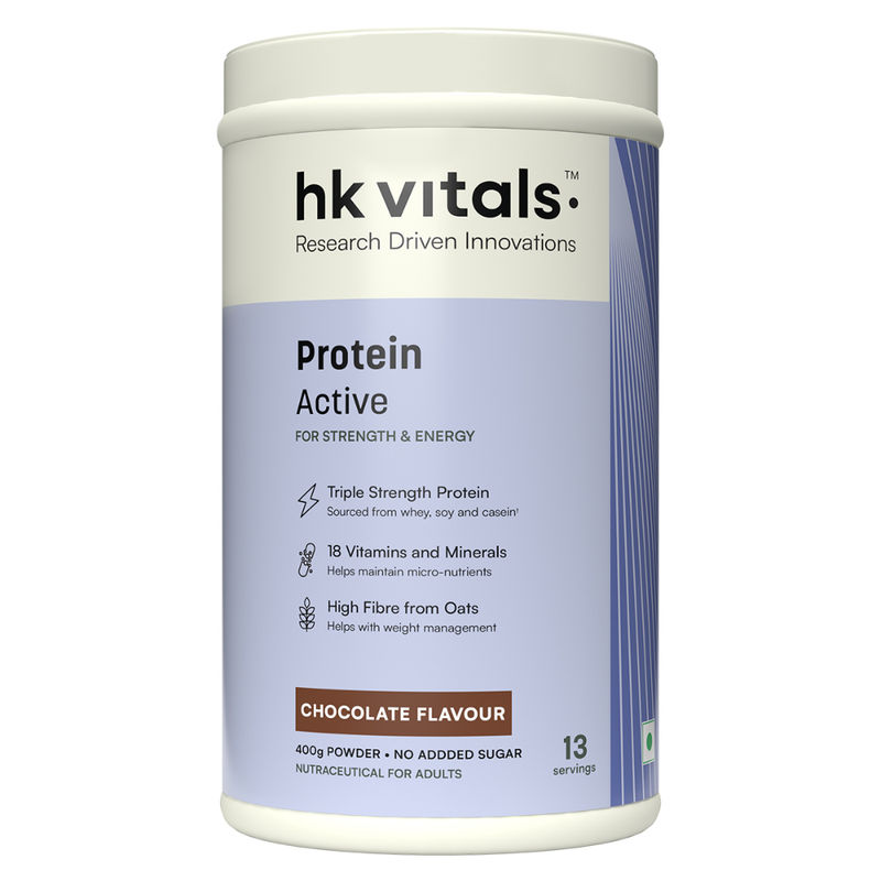 HealthKart HK Vitals ProteinUp Active, for Energy, Strength, Immunity (Chocolate)