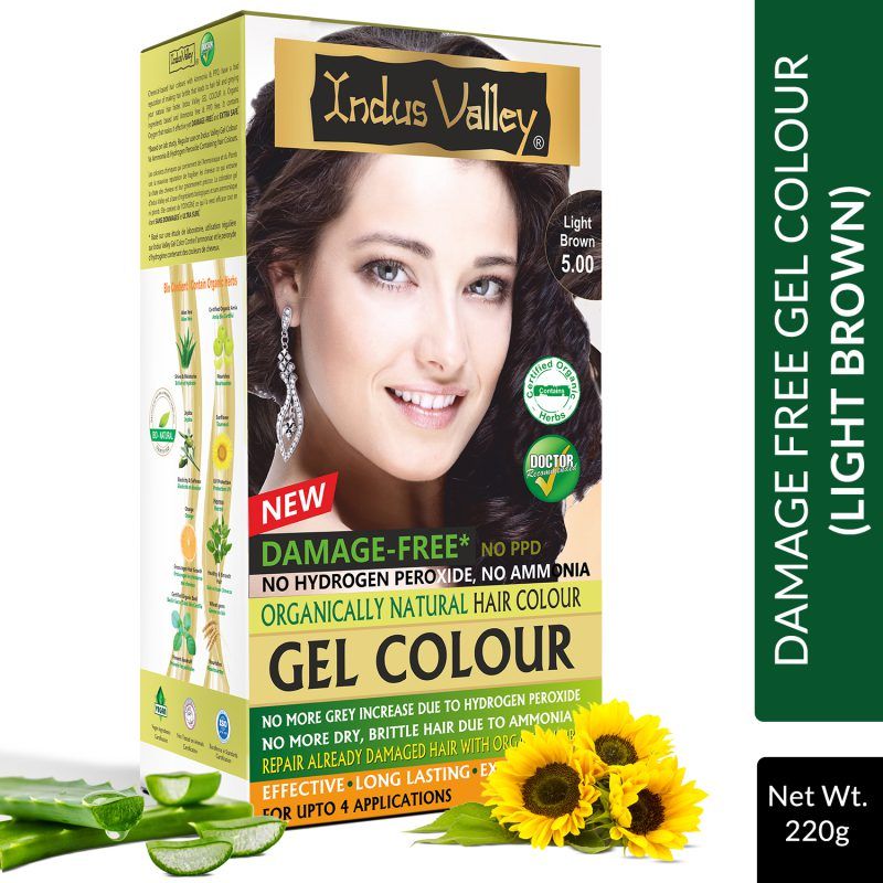Indus Valley Organically Natural Hair Color - Light Brown