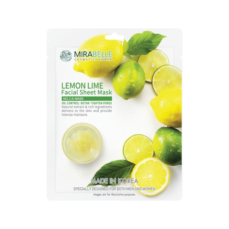 Mirabelle Korea Lemon Lime Facial Mask