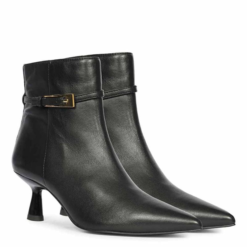 Saint G Womens Black Leather Ankle Boots (EURO 36)