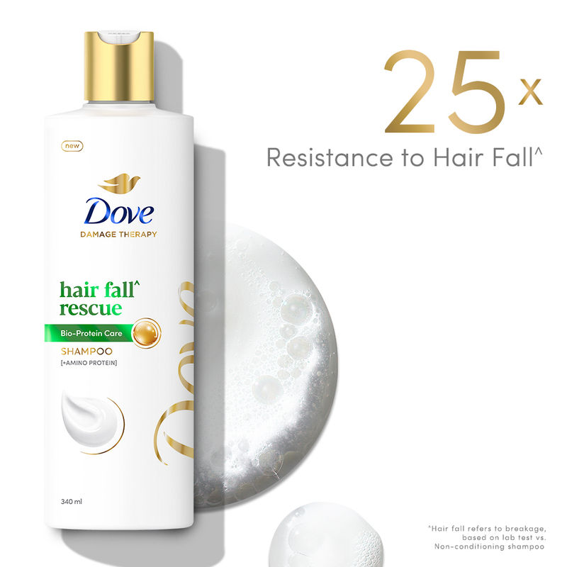 Dove Hair Fall Rescue Shampoowith Nutrilock Actives to Reduce Hairfall & Repair Damaged Hair