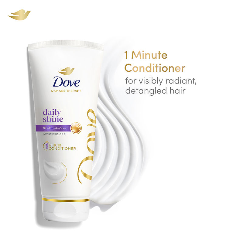 Dove Daily Shine Hair Conditioner with Nutritive Serum for Dull Frizzy Hair