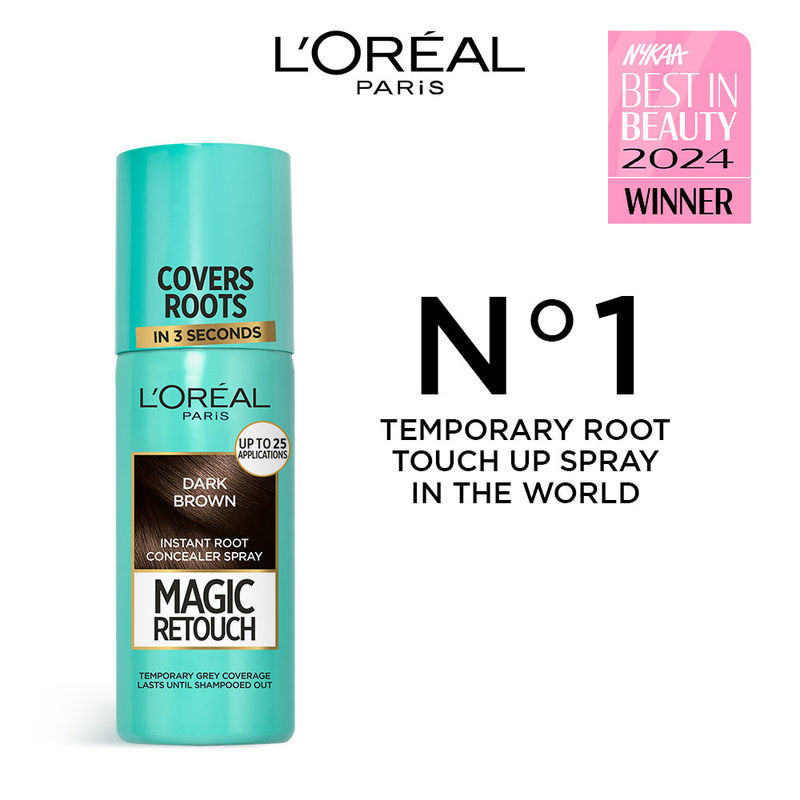 L'Oreal Paris Magic Retouch Instant Root Concealer Hair Color - 2 Dark Brown