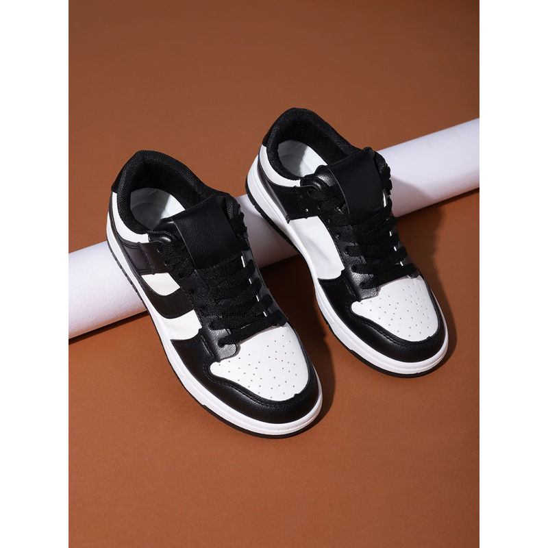 Truffle Collection Black Solid Sneakers (UK 5)