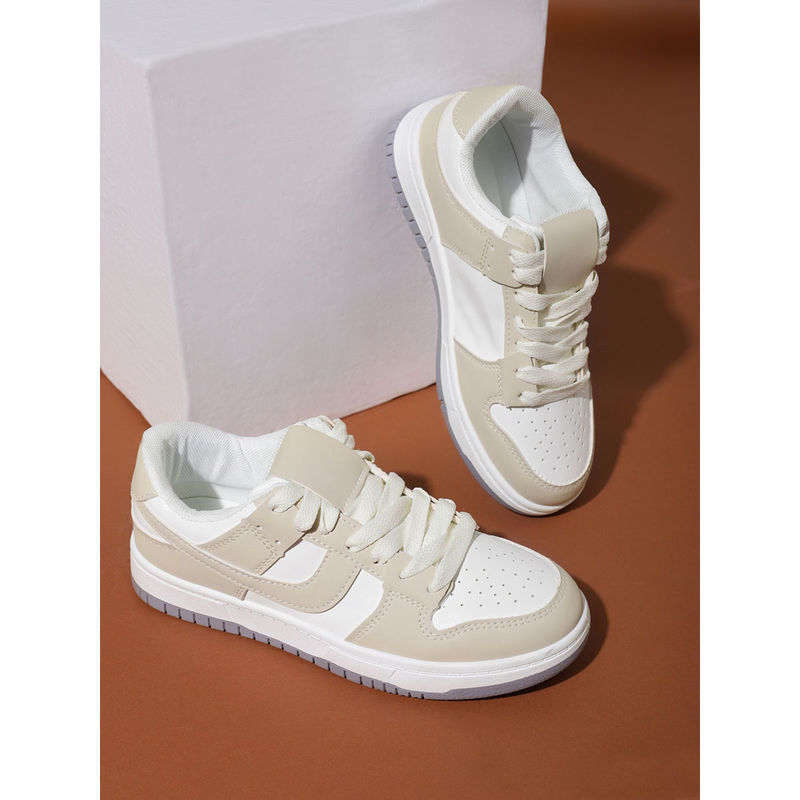 Truffle Collection Nude Solid Sneakers (UK 7)