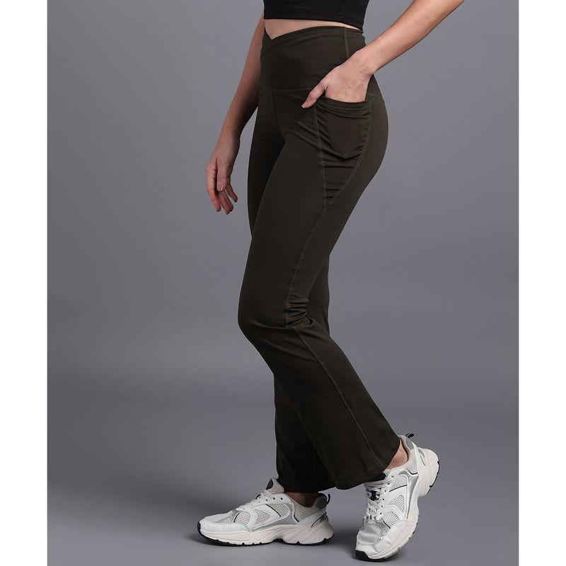 Rock Paper Scissors Women Rock Paper Scissors Coss Belt Gym Tights (L)