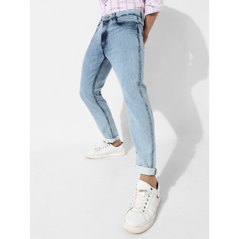 Campus Sutra Men Light-Wash Skinny Fit Denim Jeans (30)