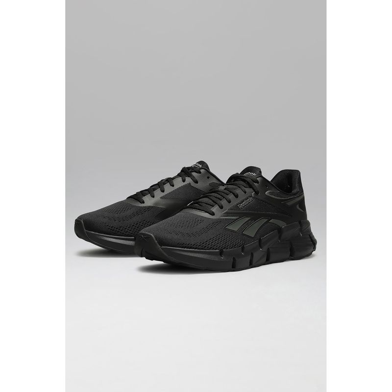 Reebok ZIG DYNAMICA 6 - Men Black Running Shoes (UK 6)