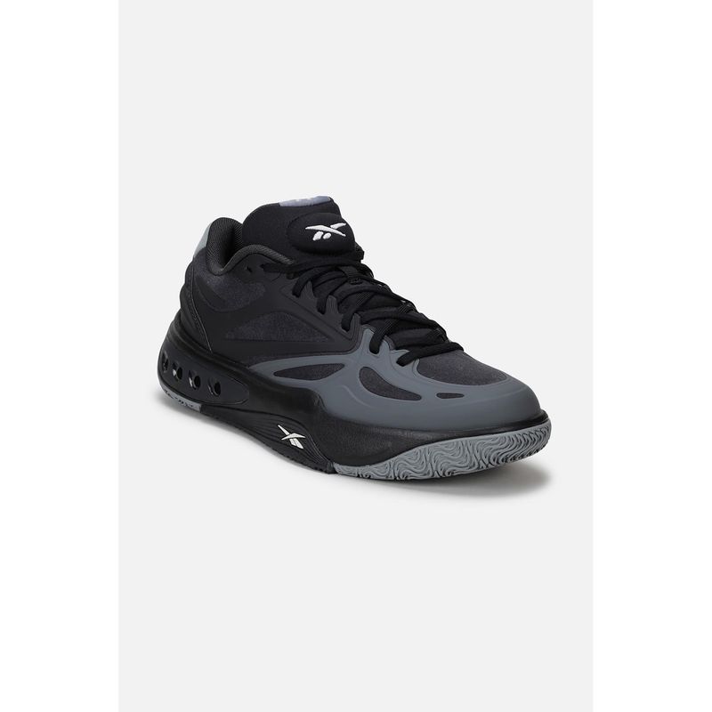Reebok ENGINE A Men Black Basketball Shoes (UK 7)