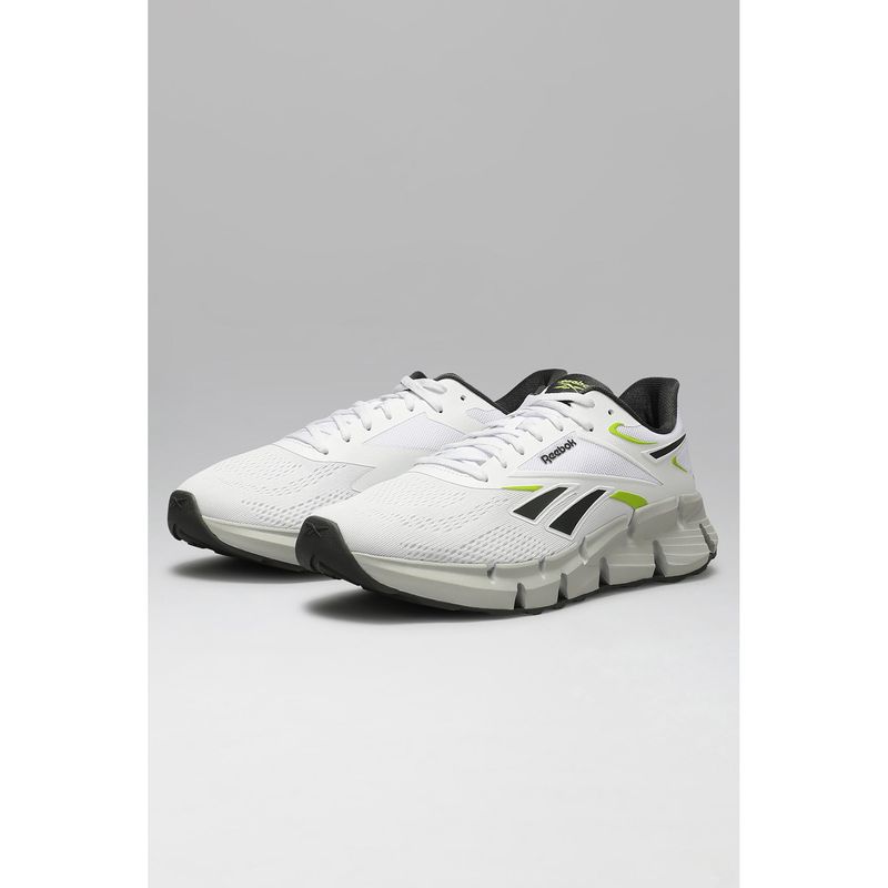 Reebok ZIG DYNAMICA 6 - Men White Running Shoes (UK 8)