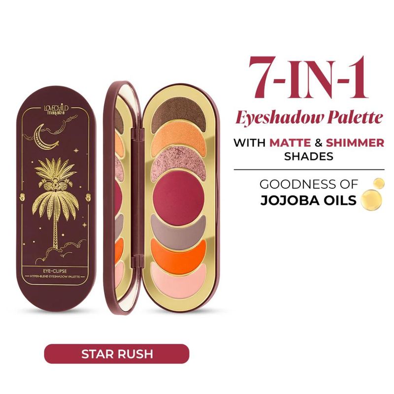 LoveChild Masaba Hyper-Blend Eyeshadow Palette - Star Rush
