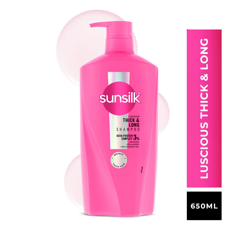 Sunsilk Lusciously Thick & Long Shampoo with Keratin & Yoghurt Protein