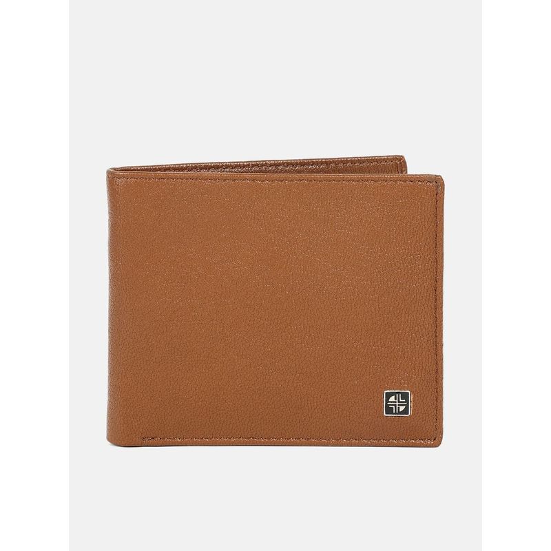 Carlton London Men Tan Soft Napa Leather Two Fold Rfid Wallet Buy