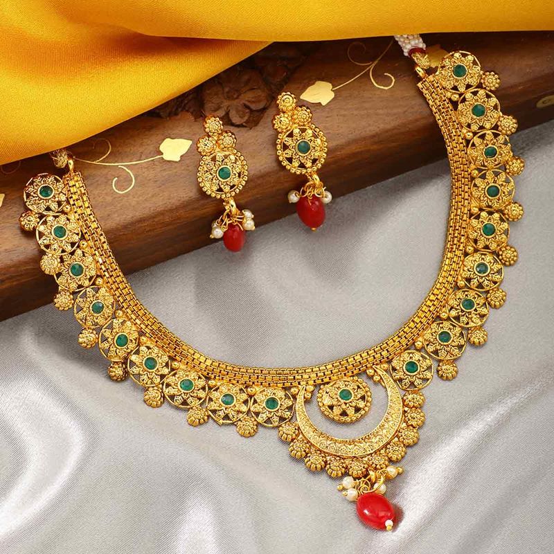 Traditional choker necklace gold 2025
