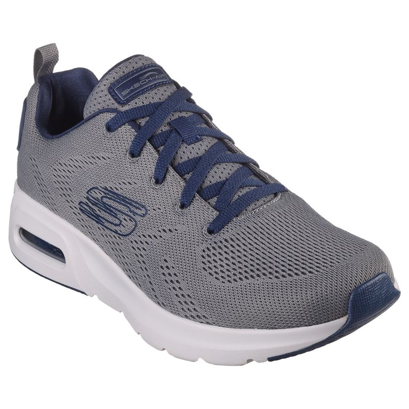 SKECHERS SKECH AIR COURT Grey Sneakers (UK 6)