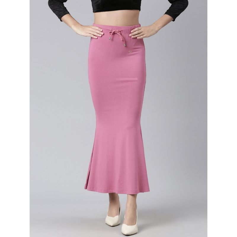 TWIN BIRDS Pink Watermelon Women Saree Shaper (L)