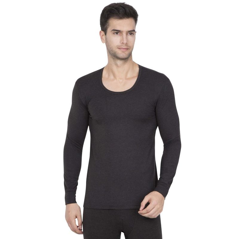 Jockey Black Thermal Long Sleeve Vest (L)