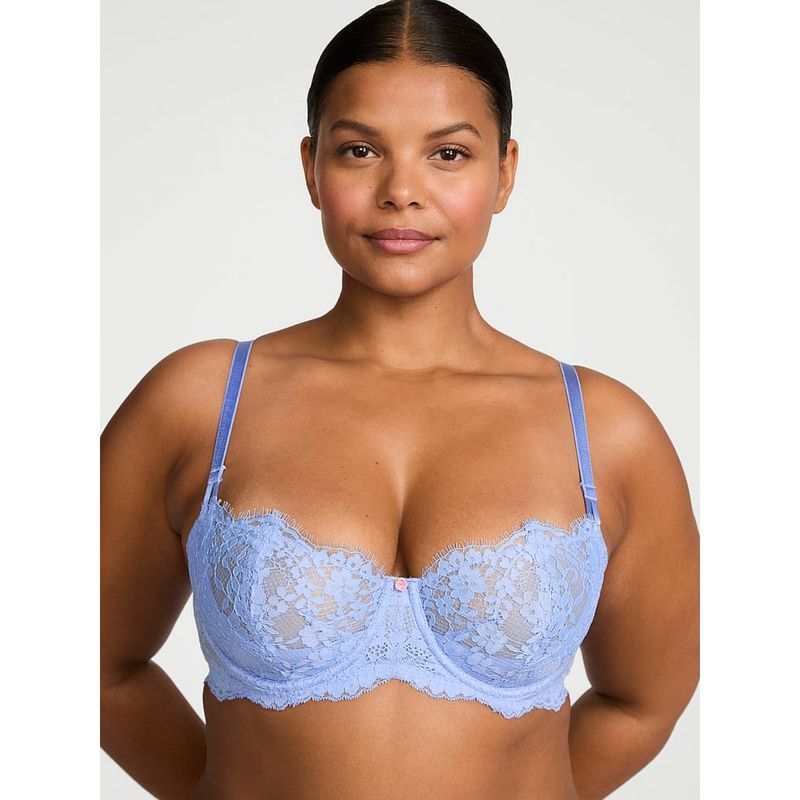 Victoria's Secret Dream Angels Wicked Unlined Lace Balconette Bra (32B)
