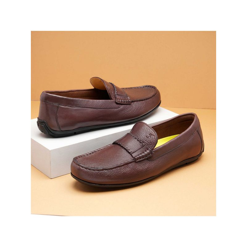 Florsheim Garda Brown Men Drivers Loafers (EURO 40)