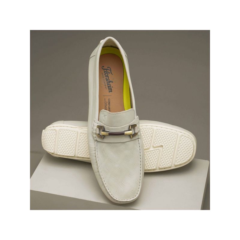 Florsheim New Ben White Men Drivers Loafers (EURO 42)