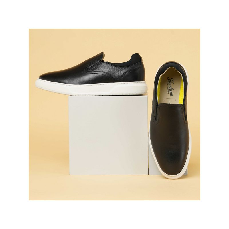 Florsheim Plain Toe Black Men Casual Loafers (EURO 43)