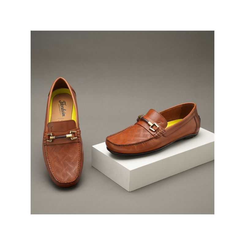 Florsheim New Ben Tan Men Drivers Loafers (EURO 40)