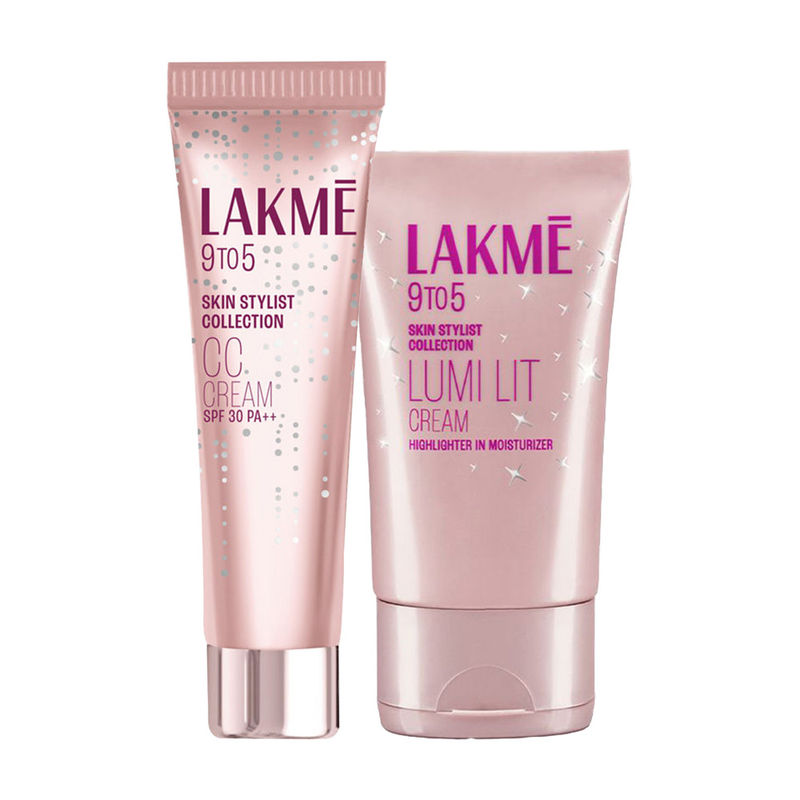Buy Lakme Lumi Moisturizer + 9 to 5 CC Cream Beige Combo Online