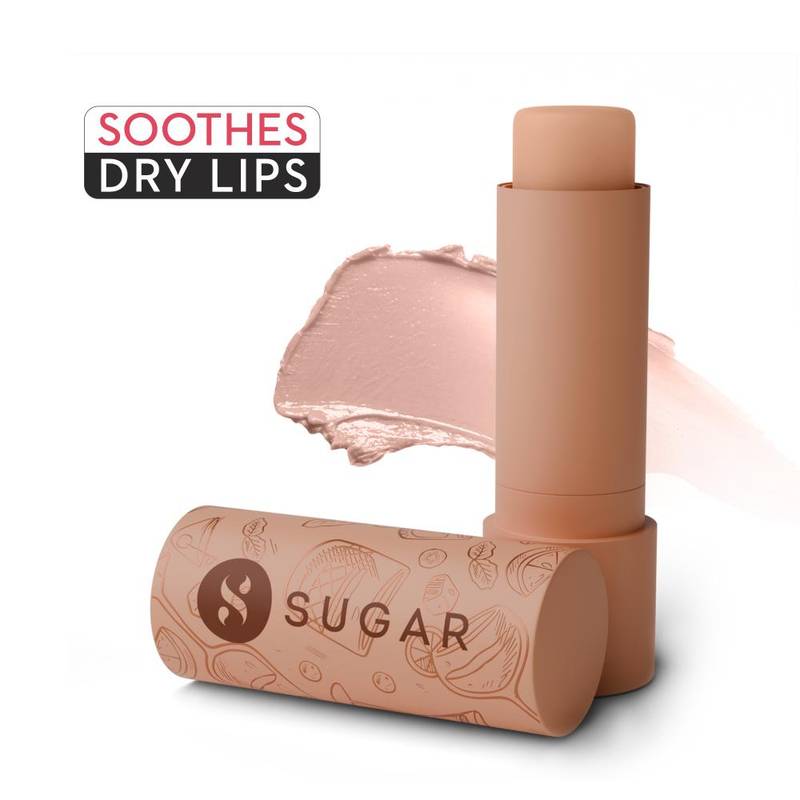 SUGAR Tipsy Lip Balm For Dry & Chapped Lips With Vit E, Shea Butter & Jojoba Oil |SPF 05 Irish Coffee