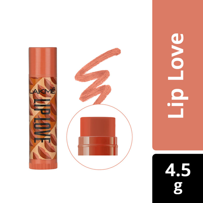 Lakme Lip Love SPF 15 Lip Balm for Soft Lips - Caramel