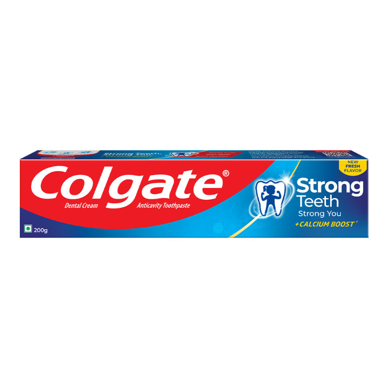 Colgate Strong Teeth Cavity Protection Toothpaste, Colgate Toothpaste with Calcium Boost