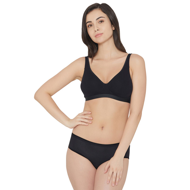 Wacoal Essentials Non Padded Non Wired Full Cup T Shirt Bra Black (36C)