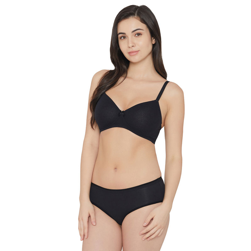 Wacoal Essentials Padded Non Wired Full Cup T Shirt Bra Black (32B)